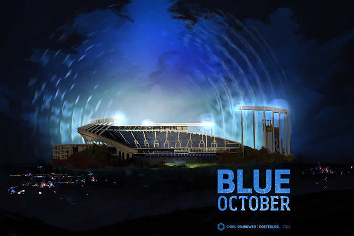 Blue October: Posterized - 13x19” Limited Edition Paper Print