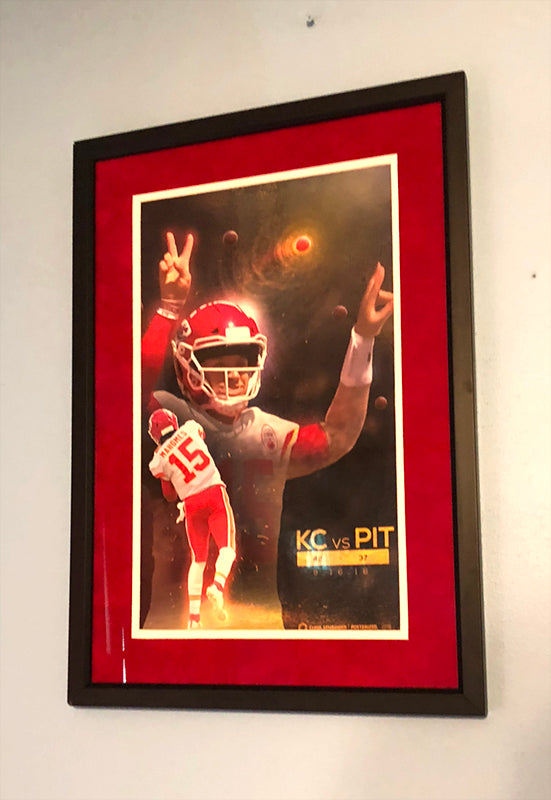 Framed: Molten Steel Limited Edition Print with Suede Matte