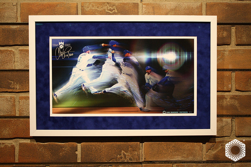 Throwing Lasers: Framed & Matted