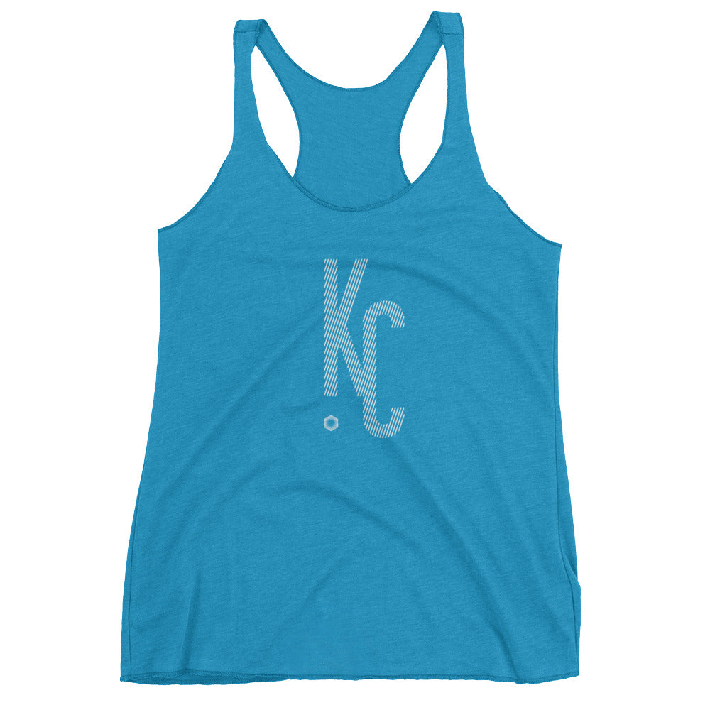 KC Ligature One: Women's Triblend Racerback Tank