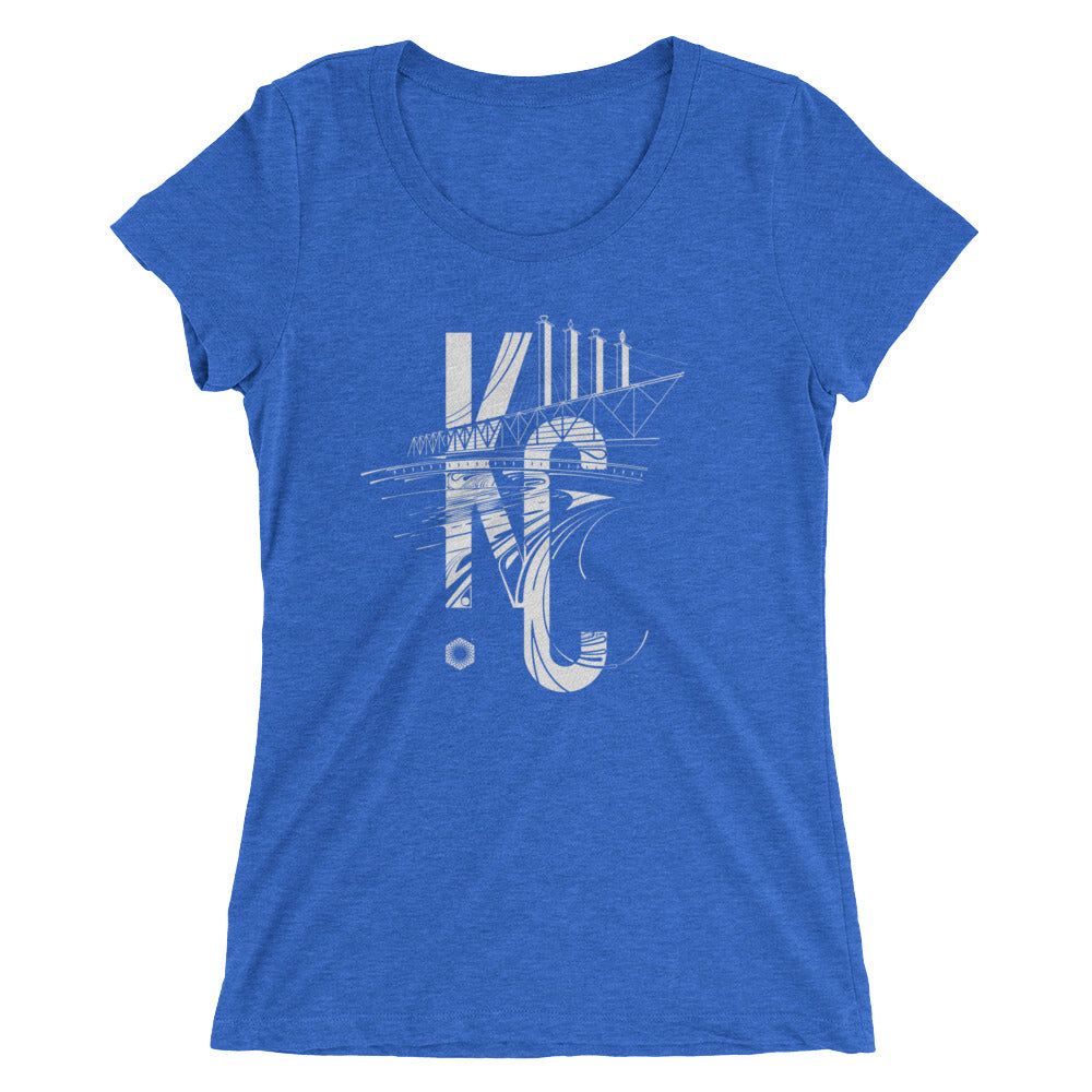 KC Bartle: Ladies' Triblend short sleeve t-shirt