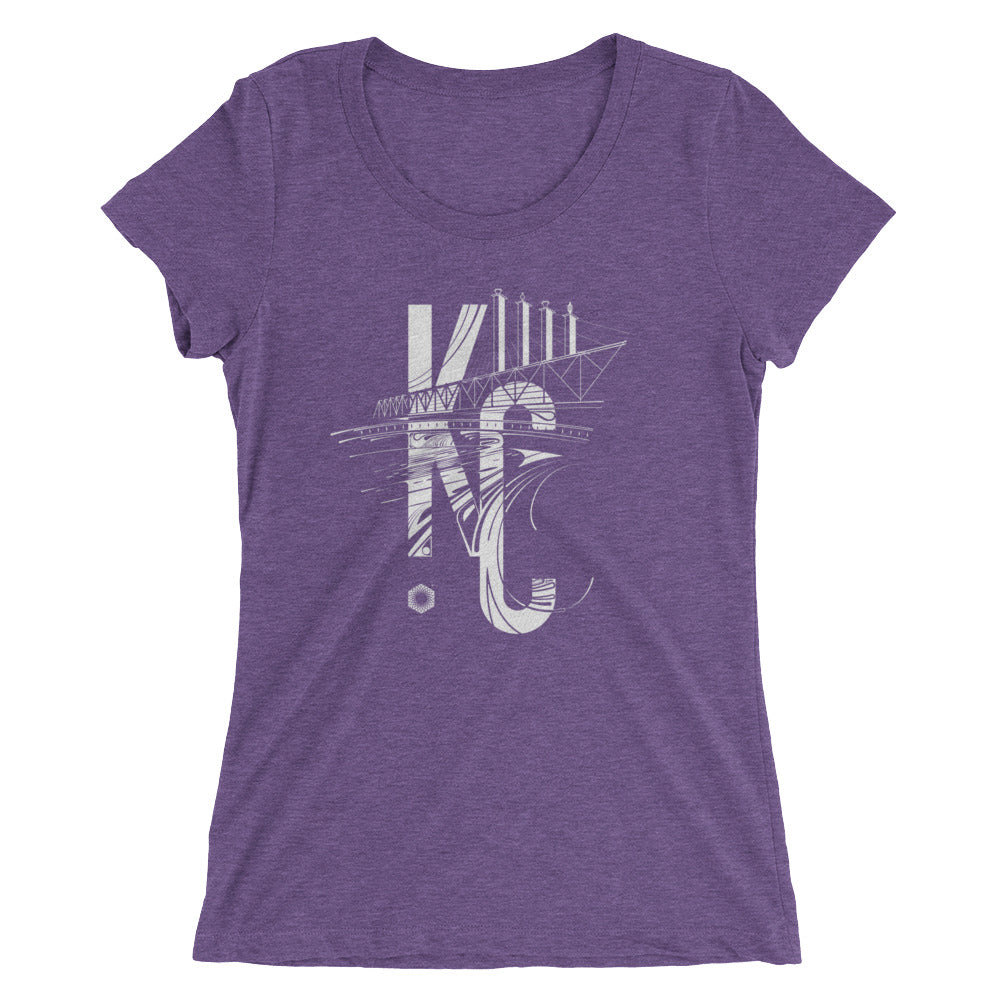 KC Bartle: Ladies' Triblend short sleeve t-shirt