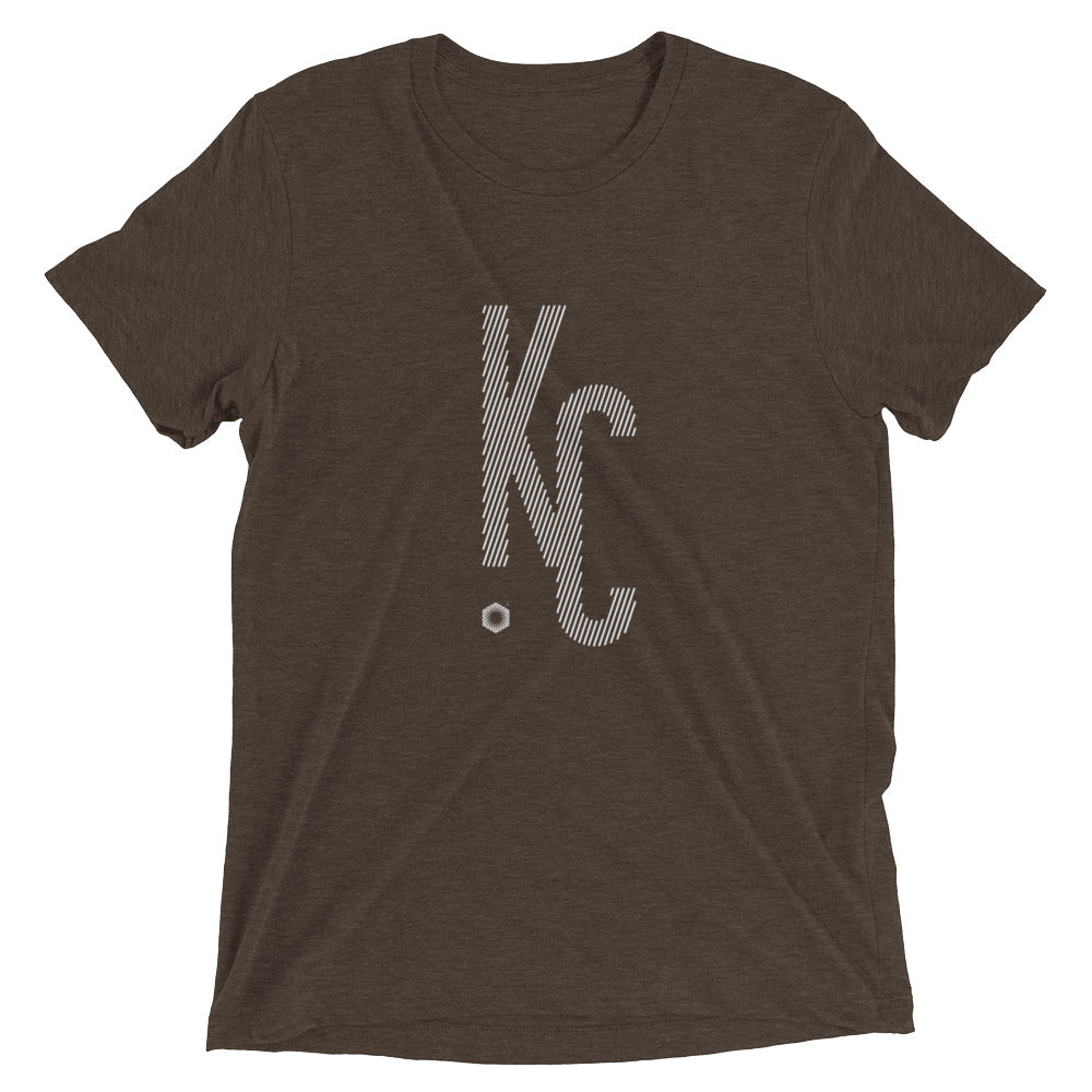 KC Ligature One: Mens Triblend Short sleeve t-shirt