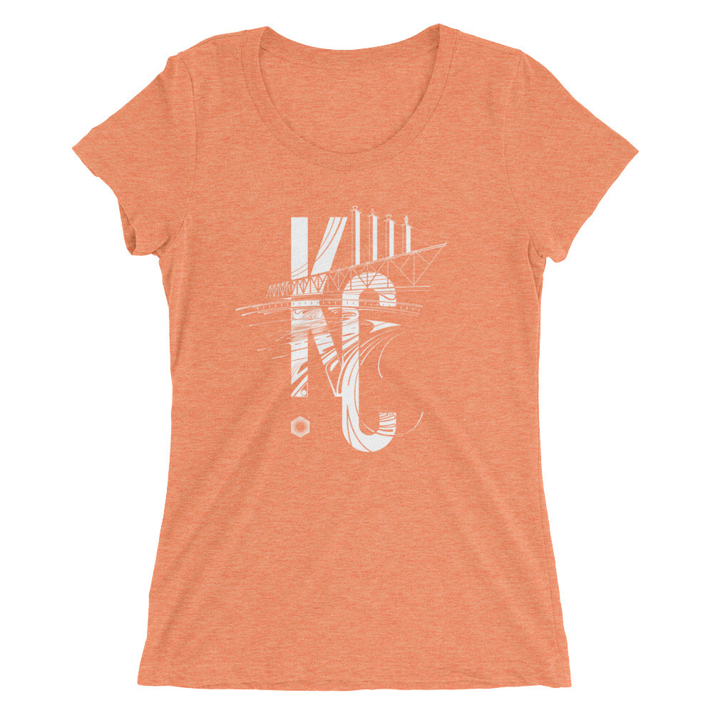 KC Bartle: Ladies' Triblend short sleeve t-shirt