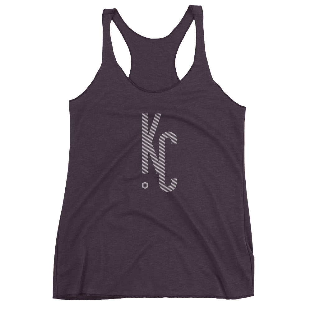 KC Ligature One: Women's Triblend Racerback Tank