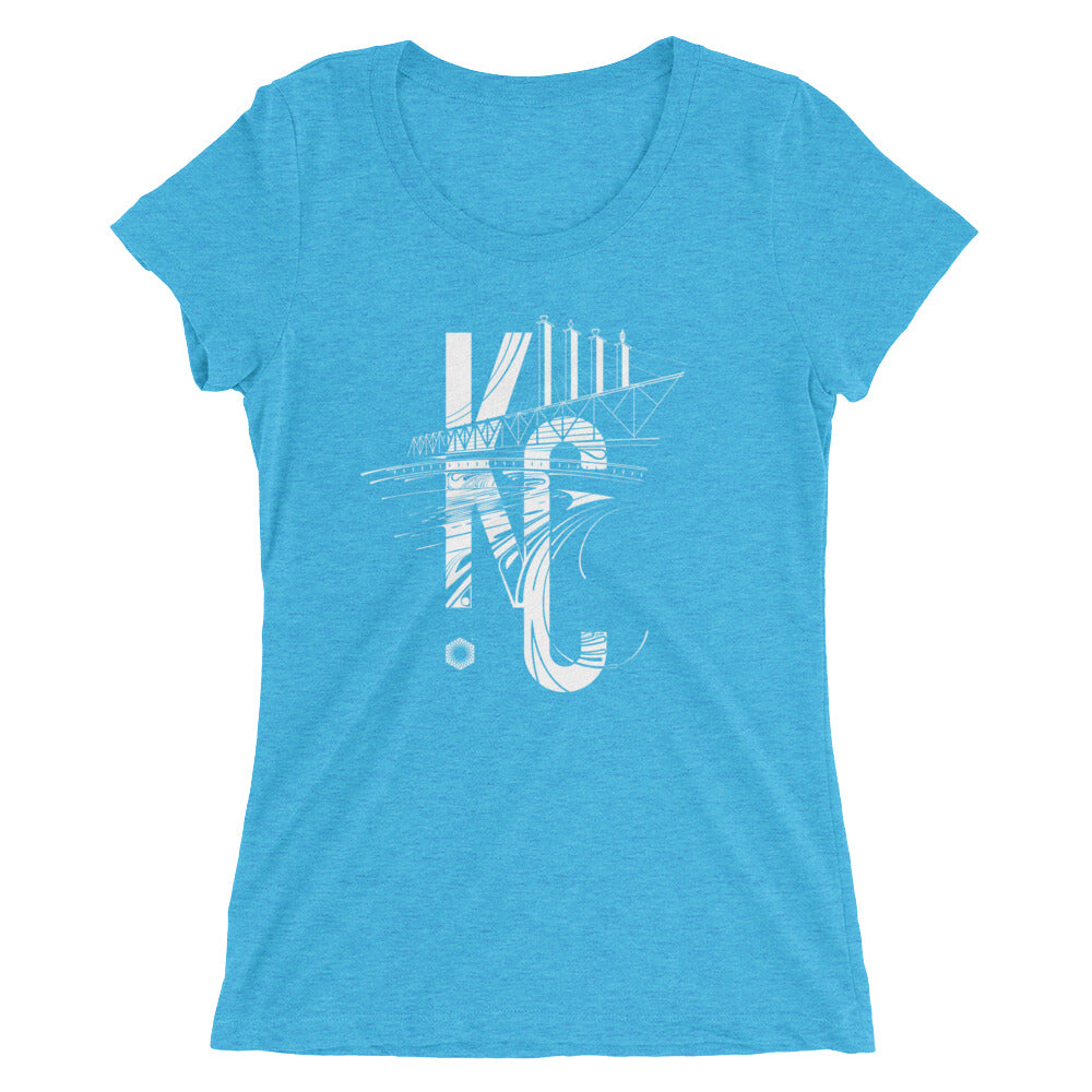 KC Bartle: Ladies' Triblend short sleeve t-shirt