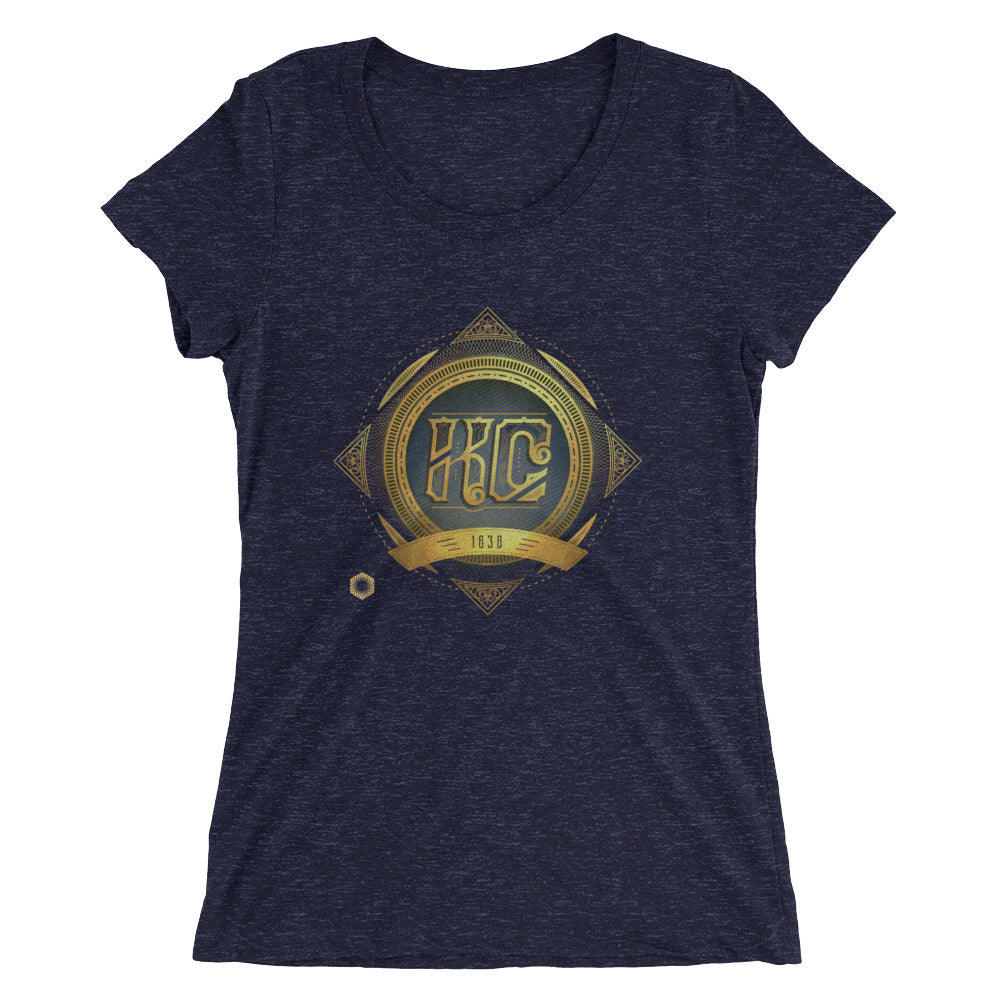 KC Antique: Ladies' Triblend short sleeve t-shirt