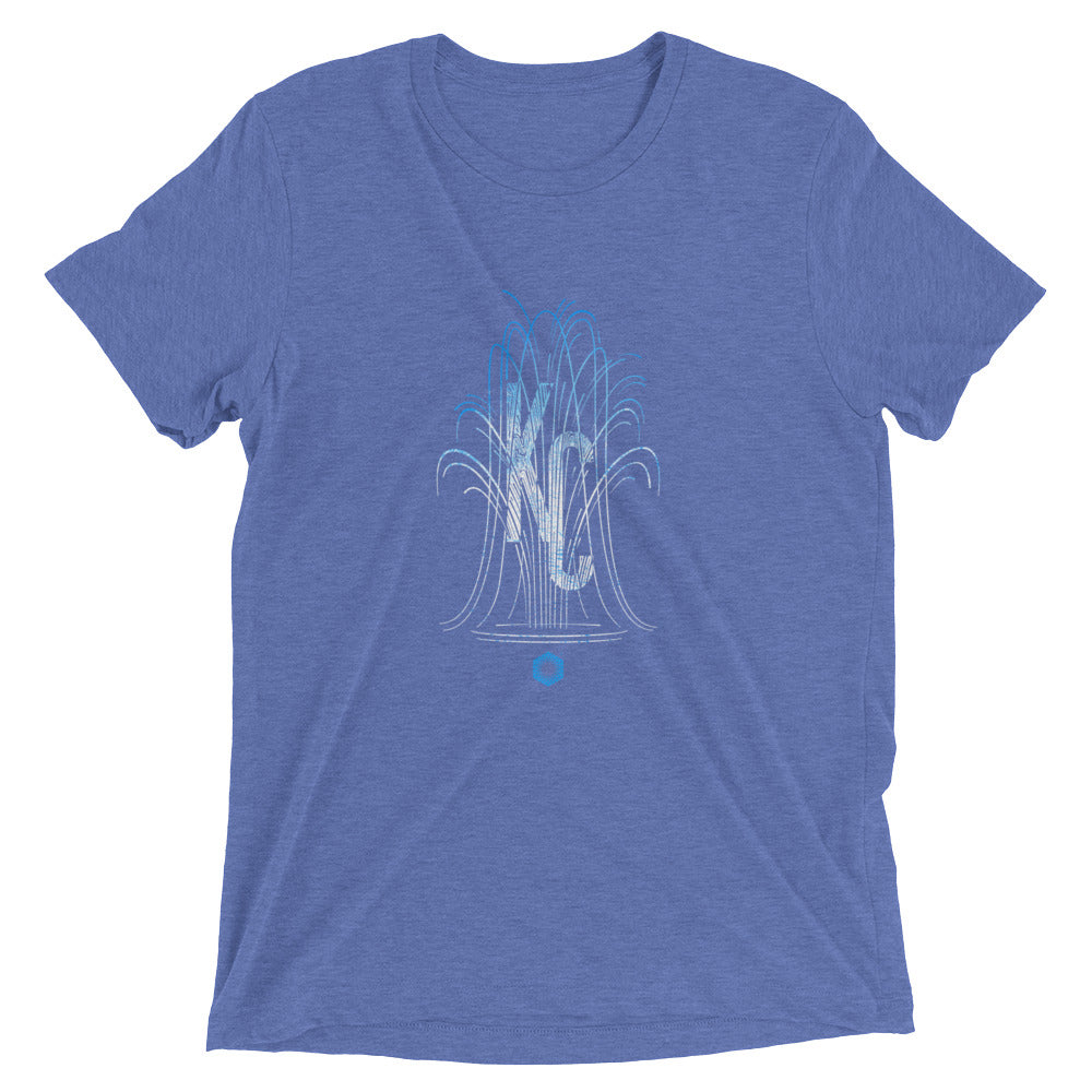 KC Fountain: Mens Triblend Short sleeve t-shirt