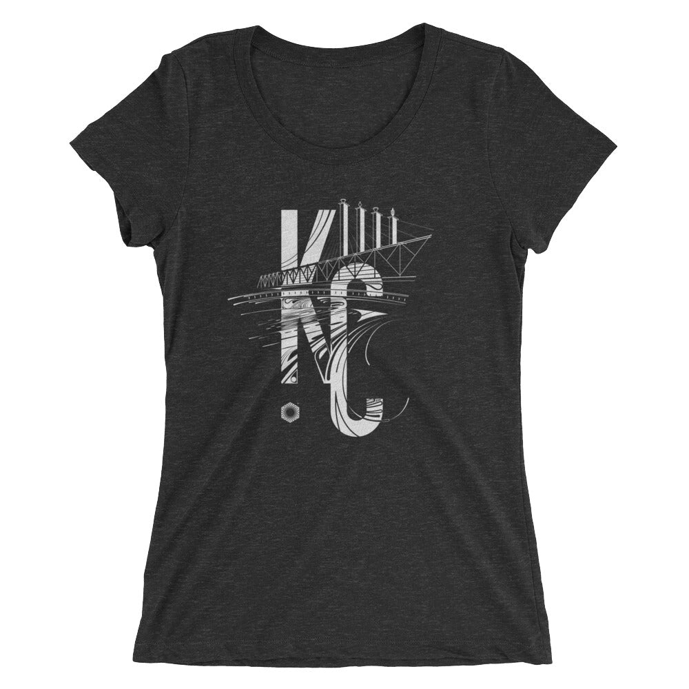 KC Bartle: Ladies' Triblend short sleeve t-shirt