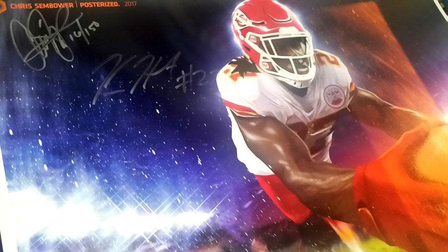 Signed by Kareem Hunt: Another Plane 13x19" Print