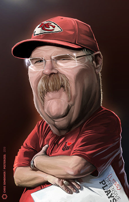 Big Red: Posterized 13x19" Paper Print