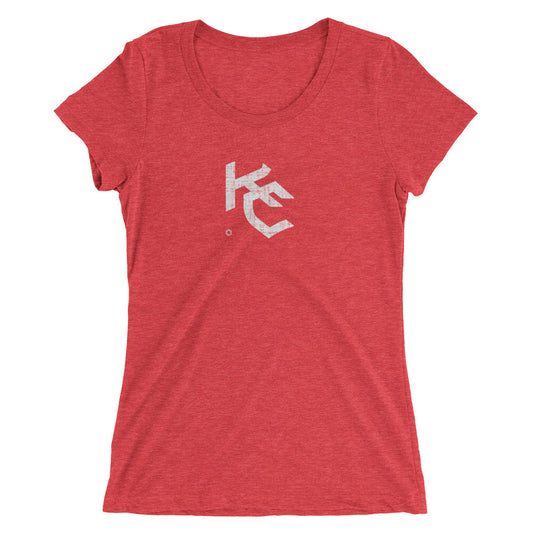 KC Gothic: Ladies' tri-blend short sleeve t-shirt