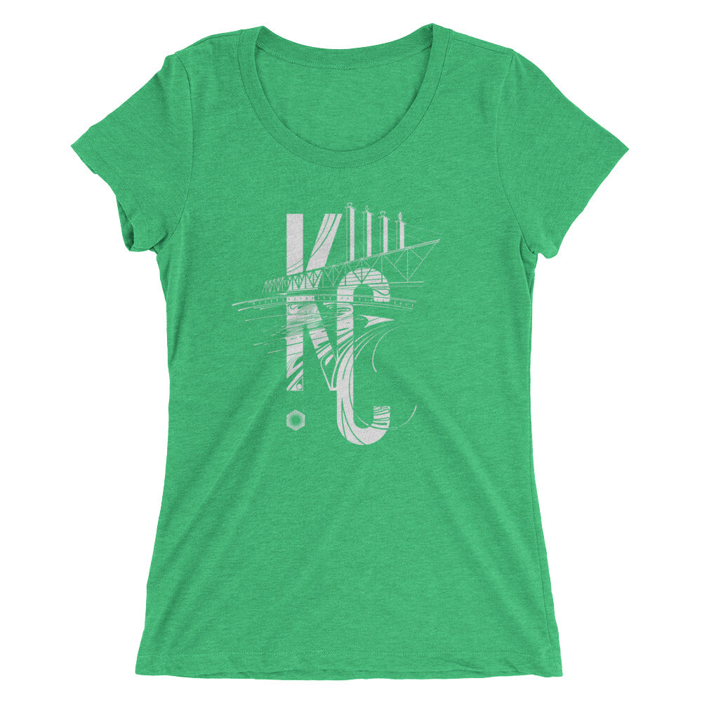 KC Bartle: Ladies' Triblend short sleeve t-shirt
