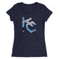 KC Gothic (Paint Roll): Ladies' Triblend short sleeve t-shirt