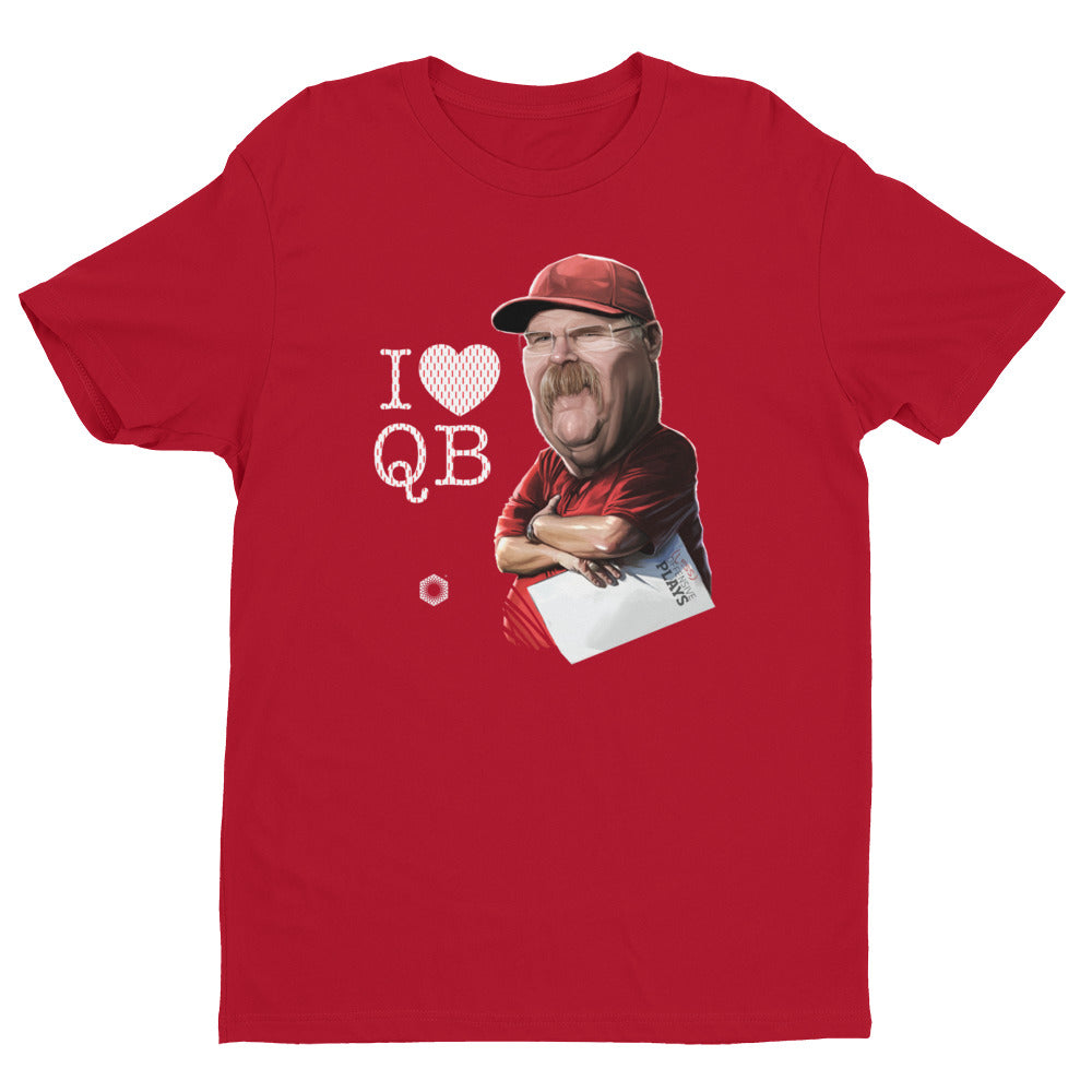 I Heart QB: Limited Edition Mens Ring-Spun Cotton Short Sleeve T-shirt