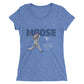 Home Run Record: Limited Edition Ladies' Form Fit Tri-Blend  Short Sleeve T-shirt